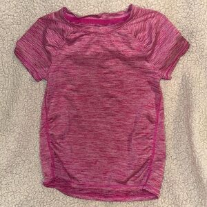 Pink Heathered Athletic T-Shirt